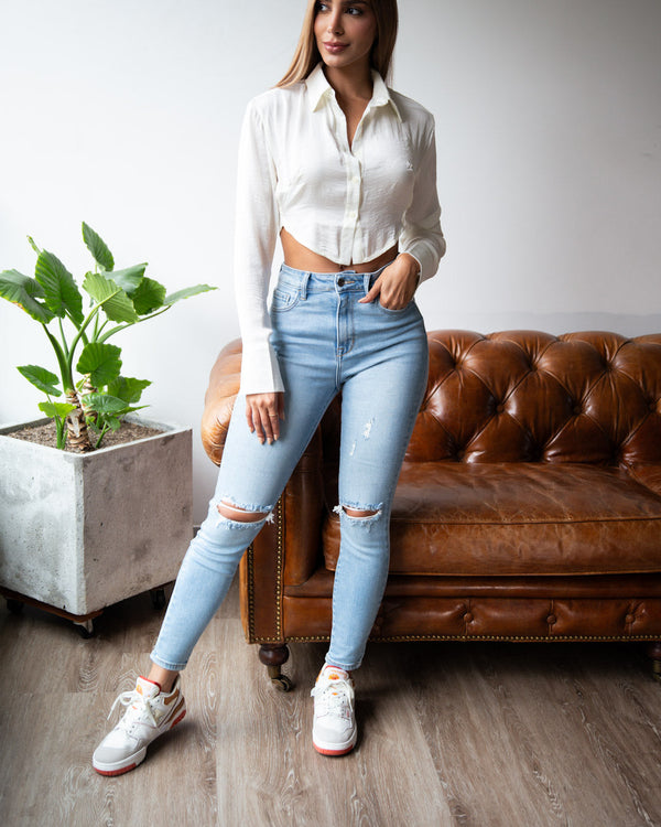 Jean Skinny 2 Rotos WV17344LTD