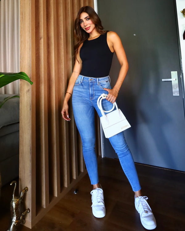 Jean Skinny Sin Ruedo Crop WV18335M