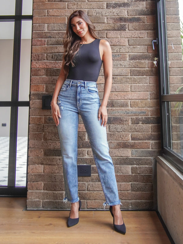 Jean Mom Rototul WV19050M-DK-1