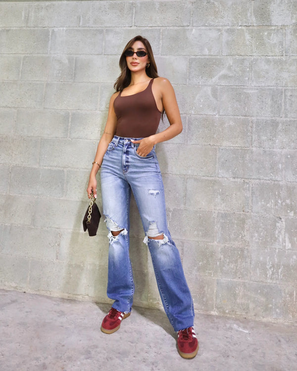 Jean Dad 2 Rotos Dobles WV19505RS-MD