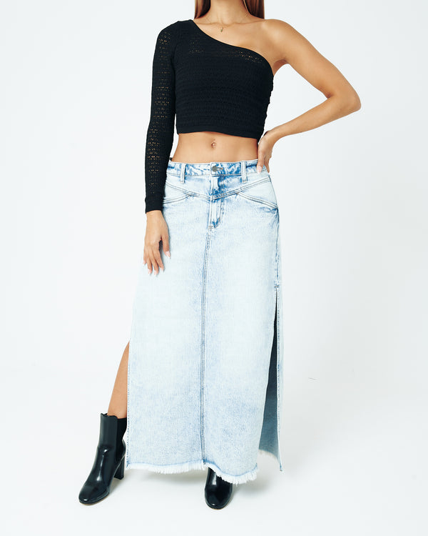 Falda Larga Denim WV59212LT