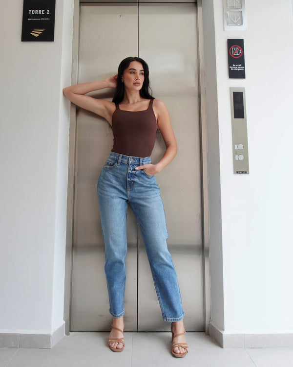 Jean Mom Calsico Crop WV77841M-M