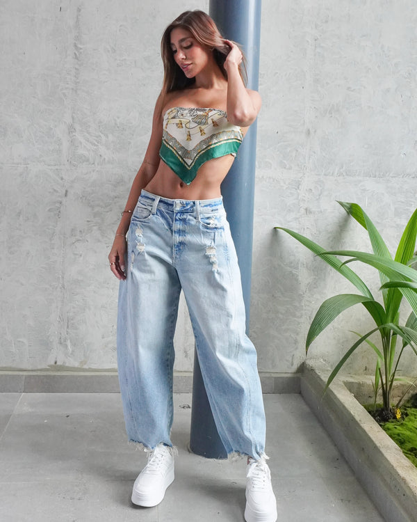 Jean Barrel Clasico Sin Ruedo WV79637BR-SLTD